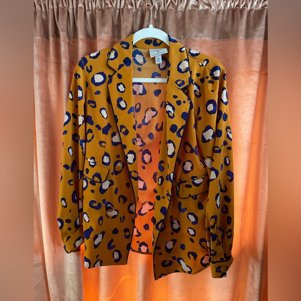 Cheetah Print Blazer